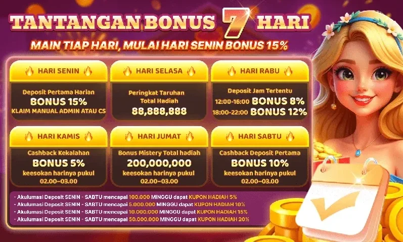 TANTANGAN BONUS 7 HARI